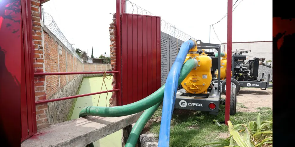 Cuautlancingo drena vasos reguladores por tercer día tras lluvias