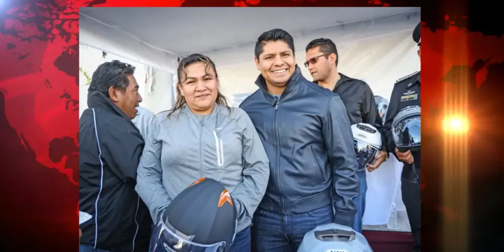 Cuautlancingo entrega 150 cascos certificados en primera rodada oficial de seguridad vial