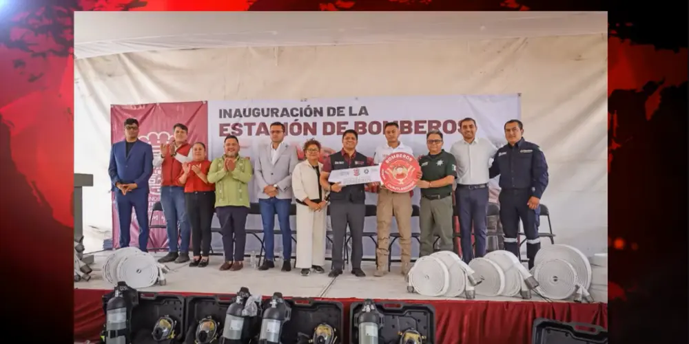 Cuautlancingo estrena su primera Estación de Bomberos