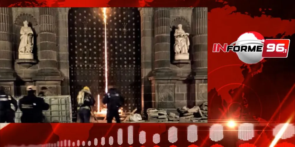 Detienen a hombre presuntamente vinculado con incendio en la Catedral de Puebla